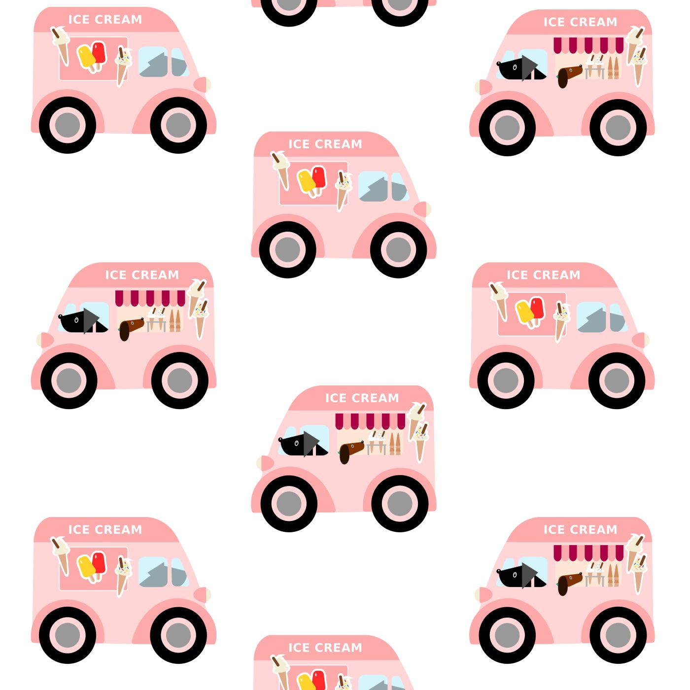 Ice Cream Van Wrapping Paper