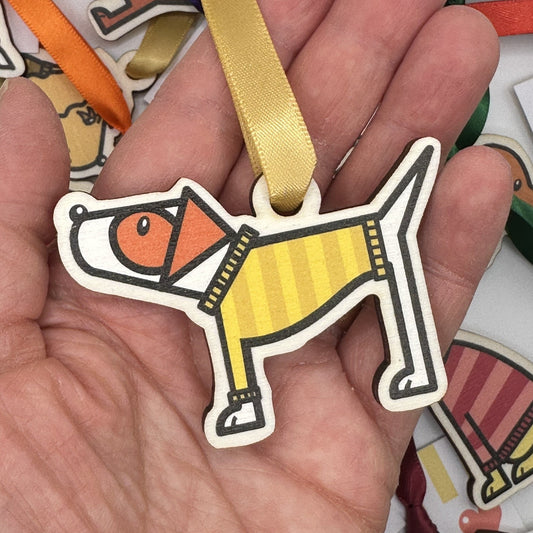 Jack Russell Hanging Decoration - Gift Tag - Bag Charm