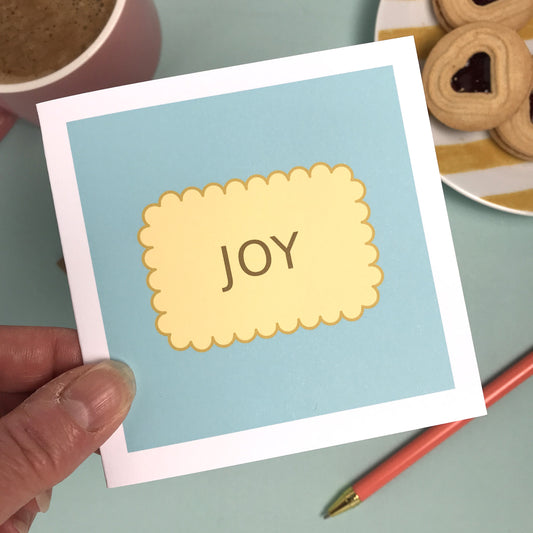 Joy Nice Biscuit Card