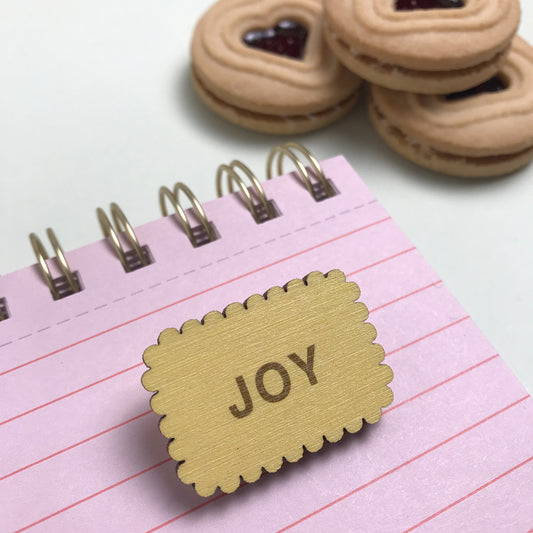 Nice Biscuit Brooch – Joy
