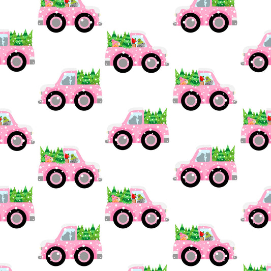 Delivering Christmas Trees - Christmas Paper & Gift Card Set