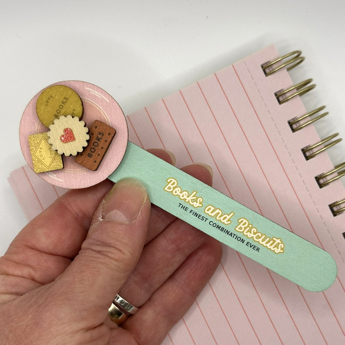 Biscuit and Book Lovers Bookmark