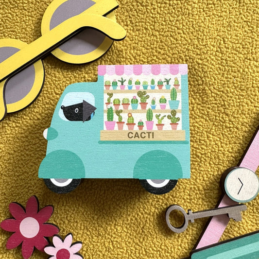 Wooden Trinket Box - Mobile Cacti Shop Van