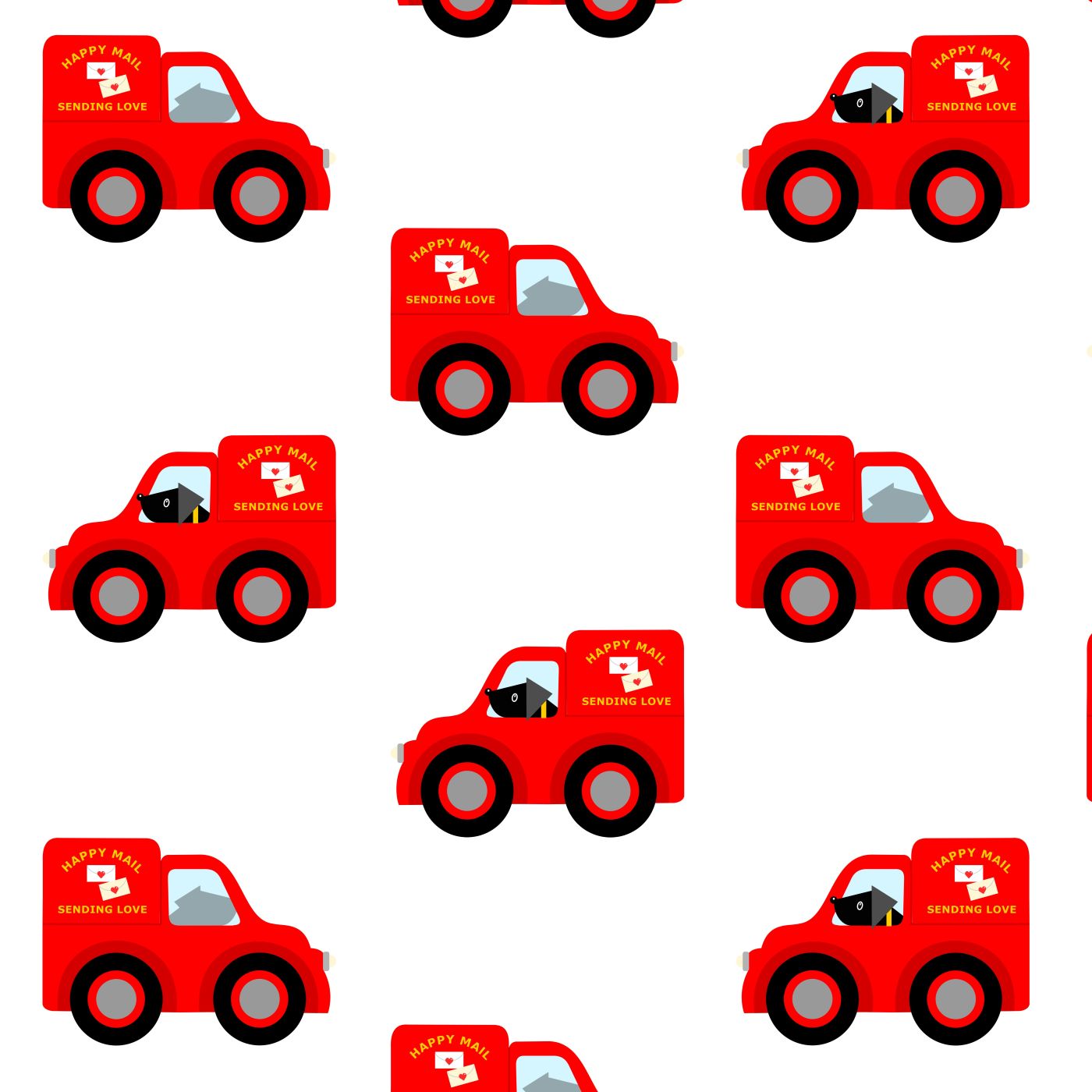 Happy Mail Van Wrapping Paper