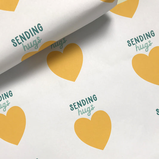 Sending Hugs, Wrapping Paper