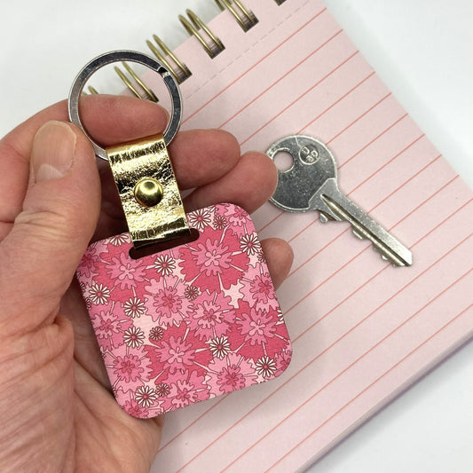 January Birth Flower Keychain